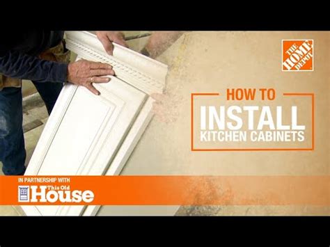 How to Install Kitchen Cabinets - The Home Depot