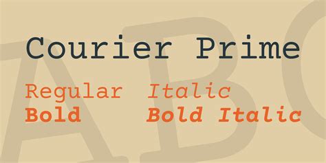 Courier Prime Font FREE Download & Similar Fonts | FontGet