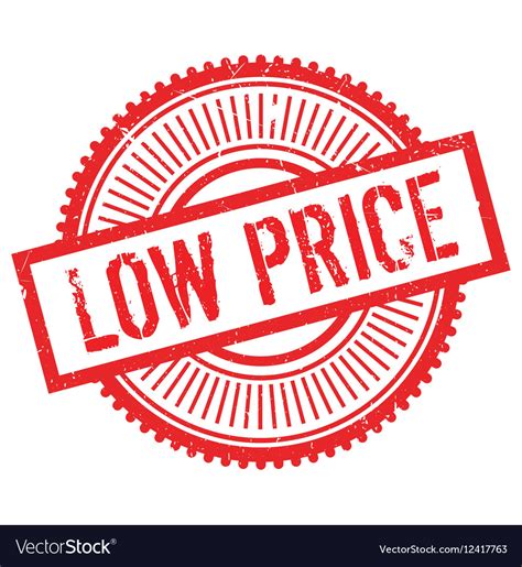 Low price stamp Royalty Free Vector Image - VectorStock