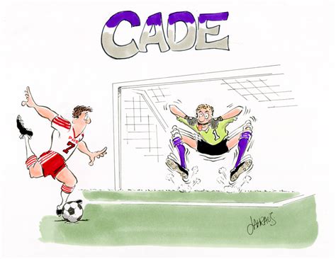 Soccer Goalkeeper Cartoon | Fun Gift for Soccer Goalkeeper