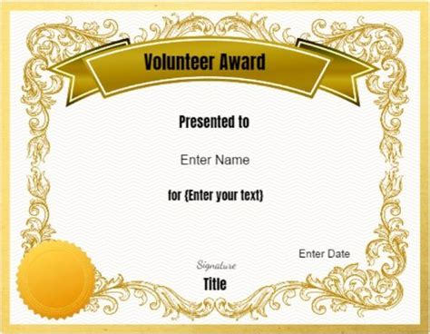 Award for Volunteers | Certificate of appreciation, Volunteer, Appreciation