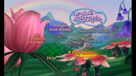 Barbie: Fairytopia (2005) - Dvd Menu Walkthrough - YouTube