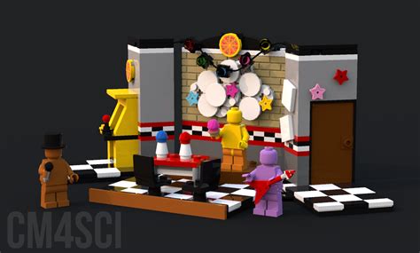 LEGO Version of Mcfarlane's FNAF Stage : r/fivenightsatfreddys