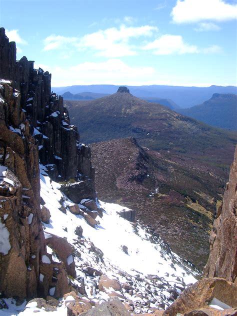 Free Stock photo of View from Ossa of the overland track | Photoeverywhere