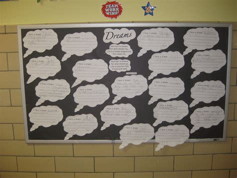 I have a dream bulletin board | Bulletin boards, I have a dream, Teaching