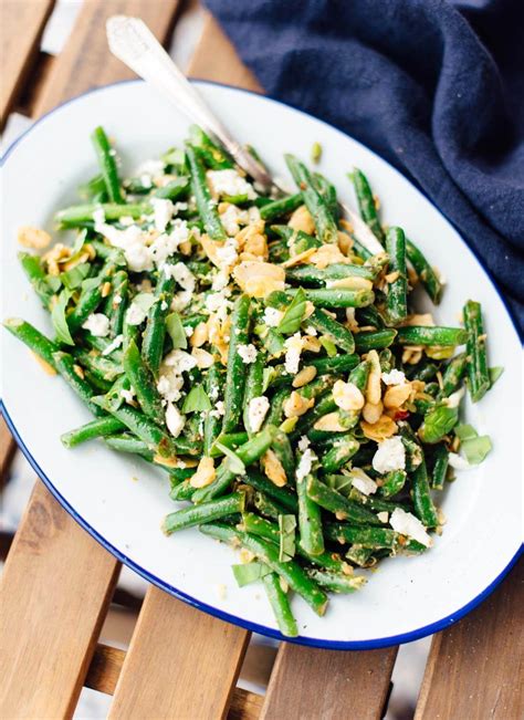 Green Bean Salad with Toasted Almonds & Feta - Cookie and Kate