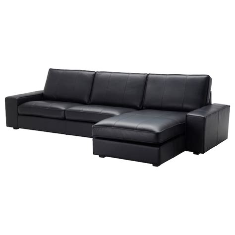 KIVIK sofa with chaise, with chaise/Grann/Bomstad black - IKEA CA