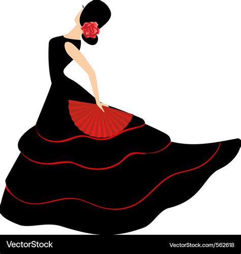 Flamenco dancer Royalty Free Vector Image - VectorStock