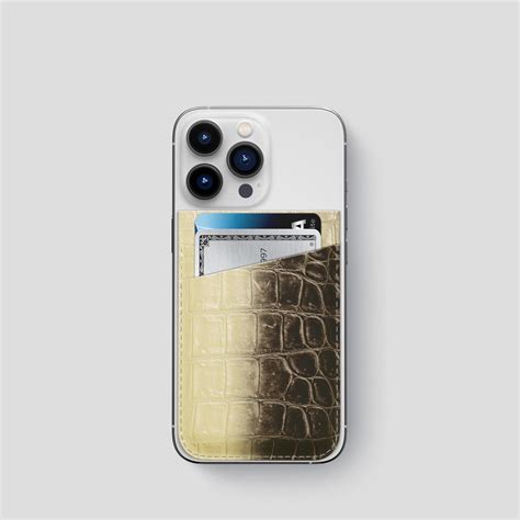 MagSafe Wallet For iPhone 13 Pro In Himalayan Crocodile – Labodet