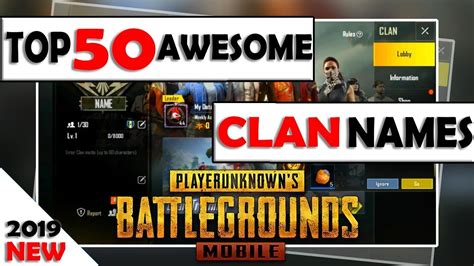 Pubg clan names ideas: Top 50 Awesome pubg clan names| Pubg clan name suggestion [ IN HINDI ...