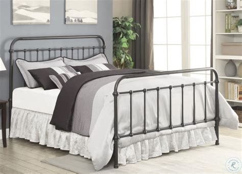 Livingston Dark Bronze Queen Metal Bed from Coaster (300399Q) | Coleman ...