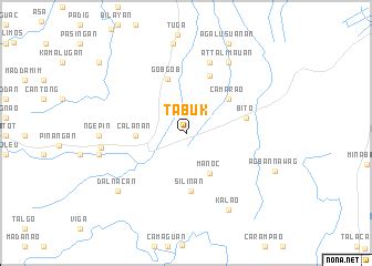 Tabuk (Philippines) map - nona.net