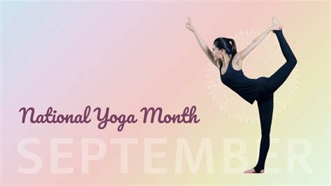 Free National Yoga Month Template