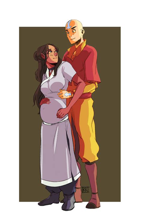 Avatar The last Airbender- Aang and Katara by BlackCrow06 on DeviantArt