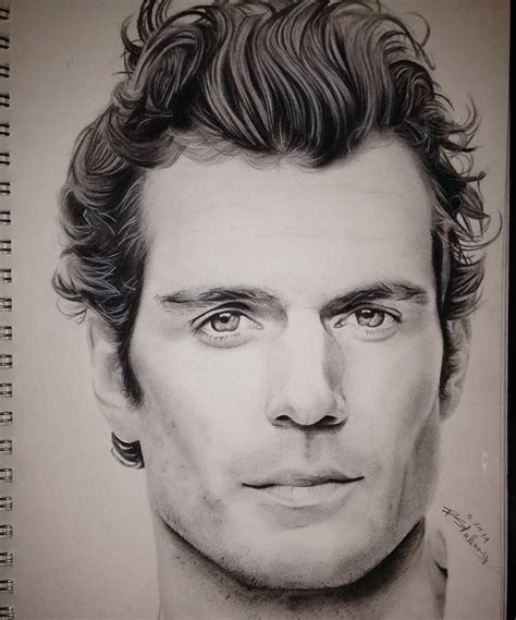 Henry Cavill Org on Instagram: “A breathtaking drawing of Henry Cavill to lift your Monday up ...