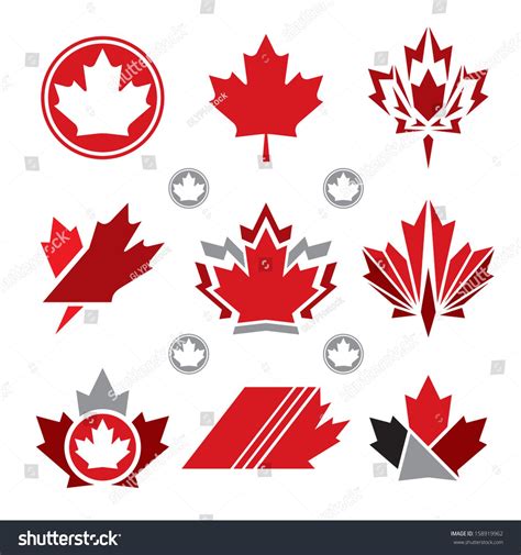 A set of unique Canadian maple leaf vector icons. #Sponsored , # ...