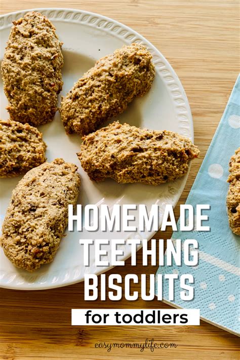 Easy And Healthy Homemade Teething Biscuits - Easy Mommy Life