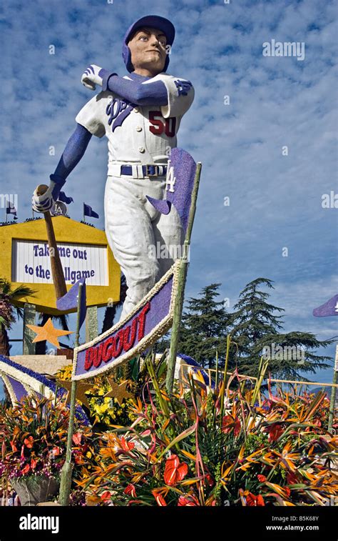 Pasadena CA, Los Angeles Dodgers, Tournament of Roses Parade Floats ...