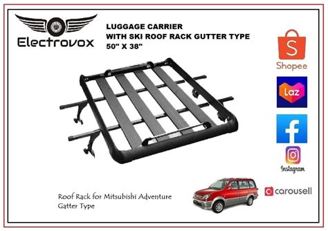 Roof Rack for Mitsubishi Adventure, Car Parts & Accessories, Body Parts and Accessories on Carousell