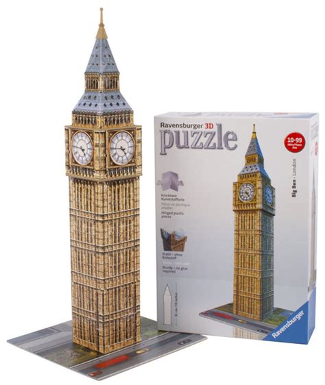 Big Ben Building 3D Puzzle, 216 Pieces – Acapsule Toys and Gifts