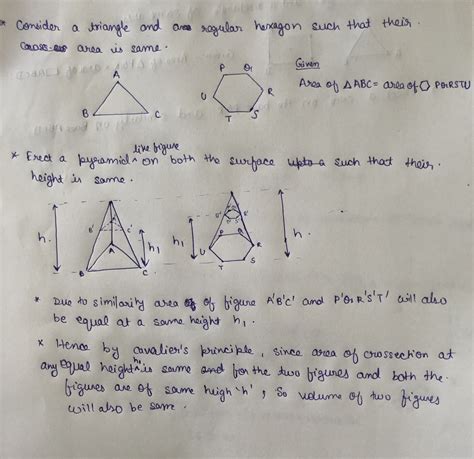 Cavalieri's Principle Worksheet