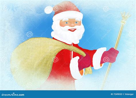 Frost and Santa Claus stock illustration. Illustration of claus - 7249032