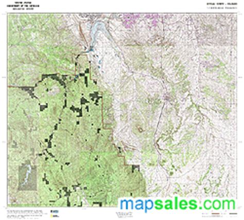 Douglas County, CO Topo Wall Map by MarketMAPS