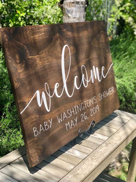 Excited to share this item from my #etsy shop: Welcome Baby Shower Sign | Baby Shower Decor | W ...