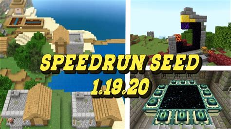 Minecraft Speedrun Seed 1.19.20 Pocket Edition | Bedrock - YouTube