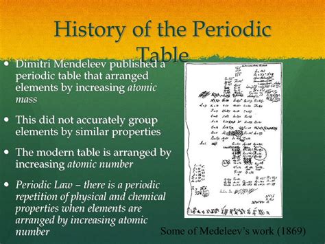 PPT - History of the Periodic Table PowerPoint Presentation, free download - ID:1327233