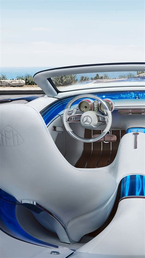 640x1136 Vision Mercedes Maybach 6 Cabriolet Interior iPhone 5,5c,5S,SE ...