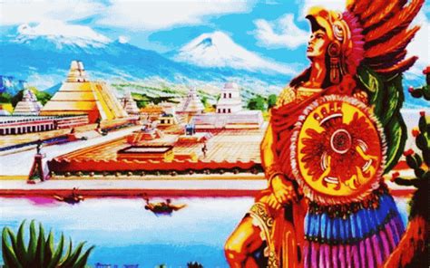 ChiquitoyMUNDOanimado Mexican Art Painting, Indian Skull Tattoos, Aztec Artwork, Aztec Warrior ...