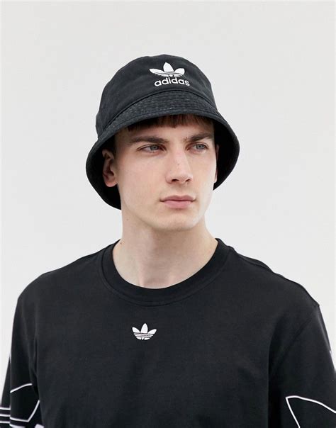 Adidas Originals Bucket Hat In Black - Black | ModeSens | Adidas bucket ...