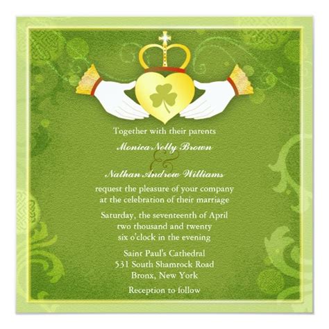 Personalized Celtic Wedding Invitations | CustomInvitations4U.com