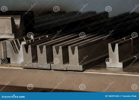 Special Tools for Bending Machine. Bending Sheet Metal. Stock Photo ...