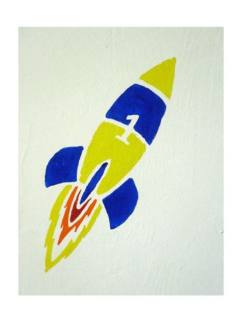 Rocket Stencil - ClipArt Best