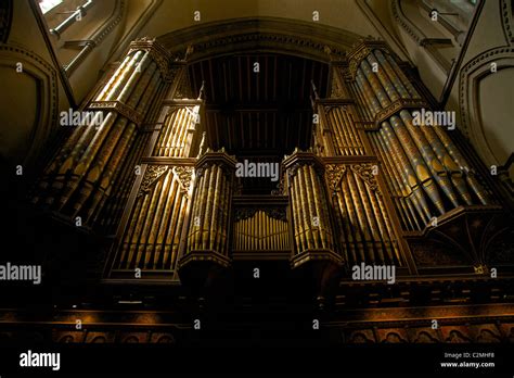 The organ in Rochester cathedral Stock Photo - Alamy