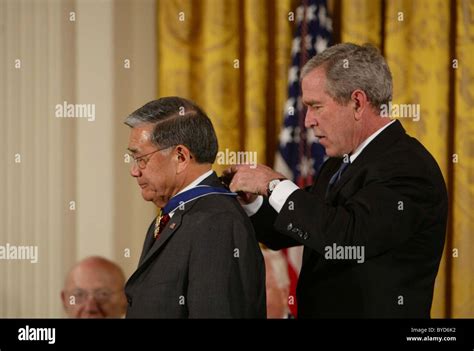 Norman Mineta and President George W. Bush President George W. Bush ...