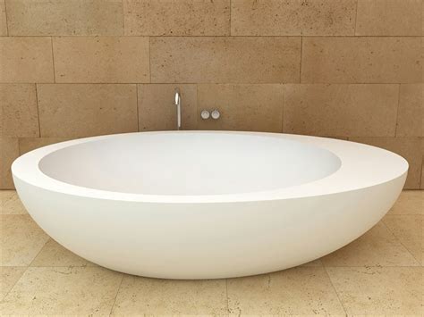 Freestanding Oval Ceramic Bath by Ceramica Cielo