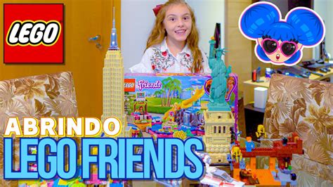 ABRINDO LEGO FRIENDS ANDREA'S POOL PARTY - YouTube