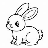 Rabbit Coloring Pages 19  Gem sketch template