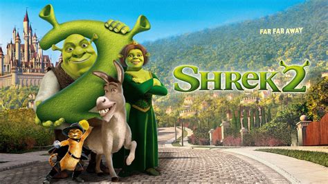 Download Puss In Boots Donkey (Shrek) Princess Fiona Shrek (Character) Movie Shrek 2 HD Wallpaper