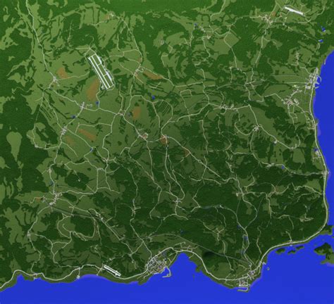 Scale Replica of Chernarus (DayZ) Minecraft Map