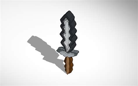 3D design Minecraft Sword | Tinkercad