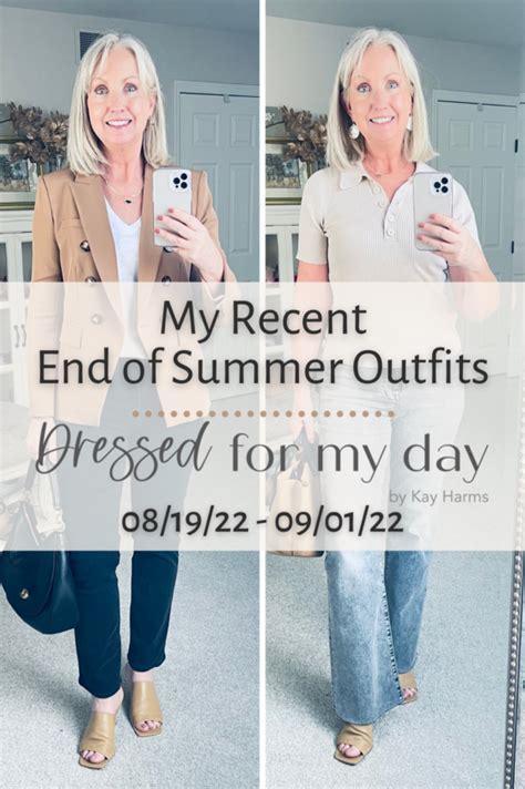 Recent End of Summer Daily Outfits - Dressed for My Day