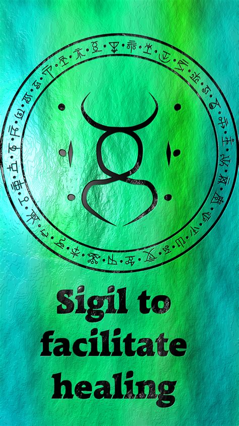 Sigil to facilitate healing Requested by @littleravenstuff | Magick symbols, Wiccan symbols ...