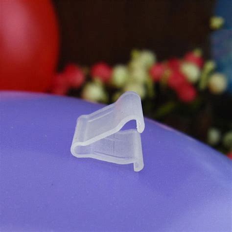 100 Balloon Clips Clear Useful Ties Wedding Party Decoration Accessory 744-2 | eBay