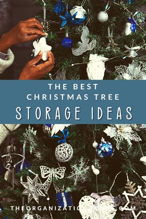 The Best Christmas Tree Storage Ideas - The Organization House