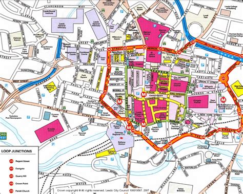 Leeds maps - inner ring road