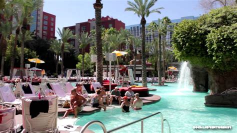 Tour of Flamingo GO Pool - Flamingo Las Vegas - HD - YouTube